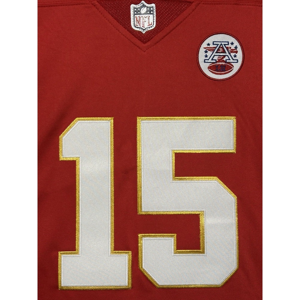 Nike On Field Patrick Mahomes Jersey #15 Kansas City Chiefs Mens M Red NWT - Picture 2 of 15